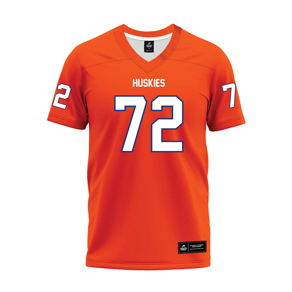 HCU - NCAA Football : Hashim Jaffa - Orange Premium Football Jersey-0