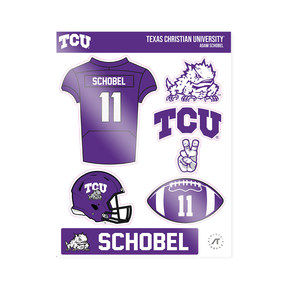 TCU - NCAA Football : Adam Schobel - Sticker Sheet-0