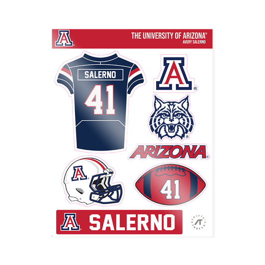 Arizona - NCAA Football : Avery Salerno - Sticker Sheet-0