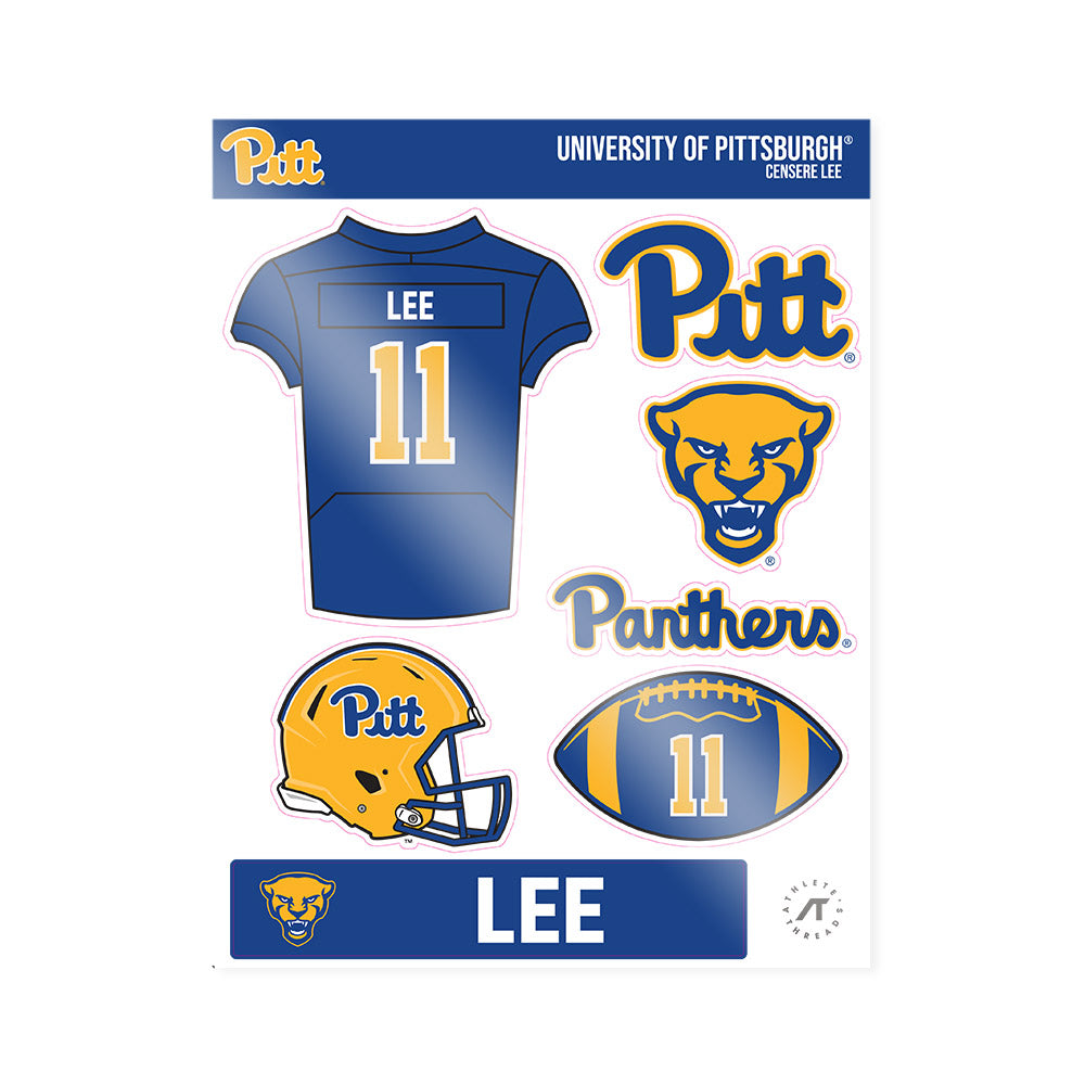 Pittsburgh - NCAA Football : Censere Lee - Sticker Sheet-0