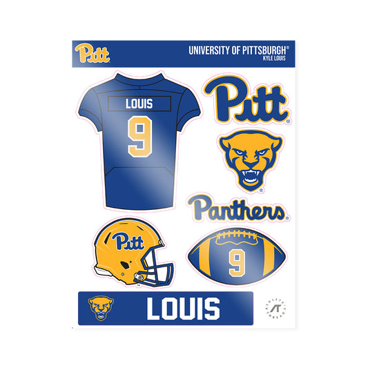 Pittsburgh - NCAA Football : Kyle Louis - Sticker Sheet-0