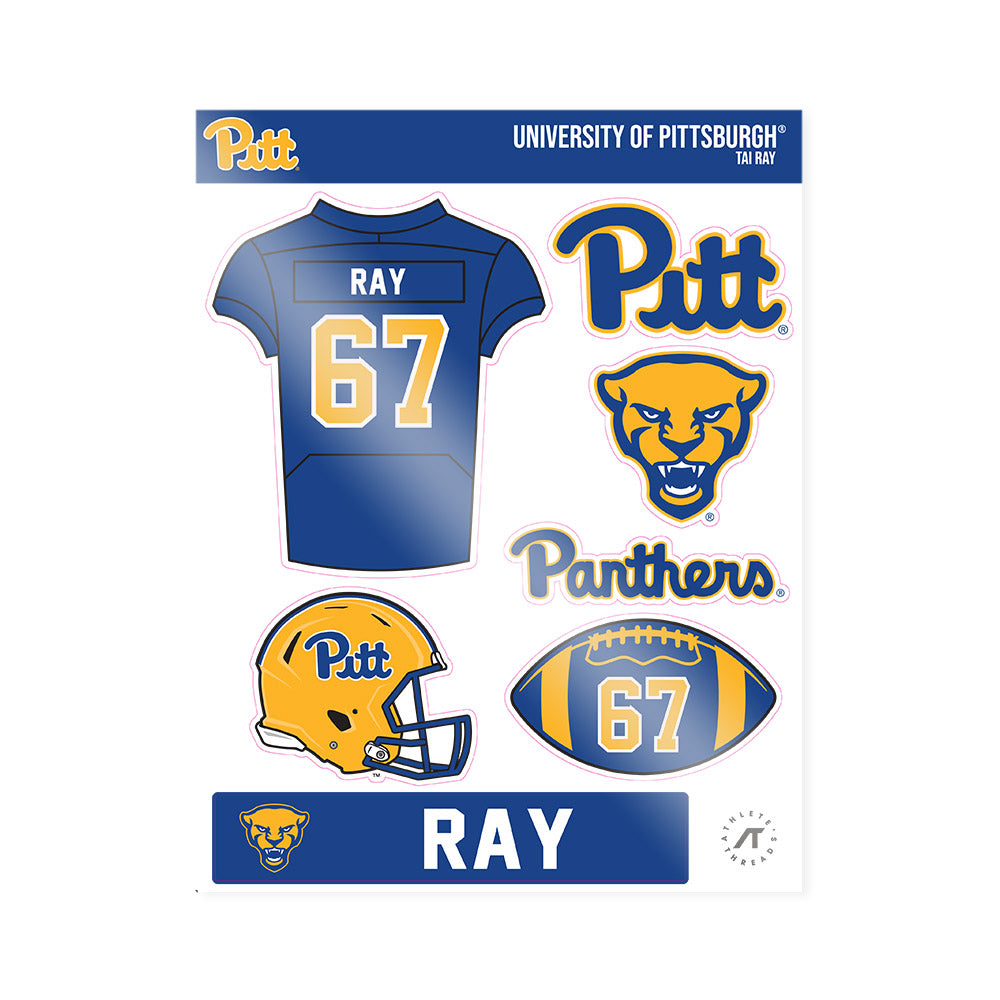 Pittsburgh - NCAA Football : Tai Ray - Sticker Sheet-0