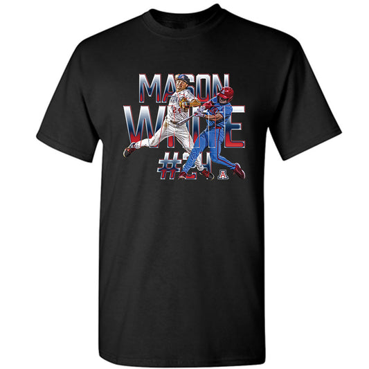 Arizona - NCAA Baseball : Mason White - Player Collage T-Shirt-0