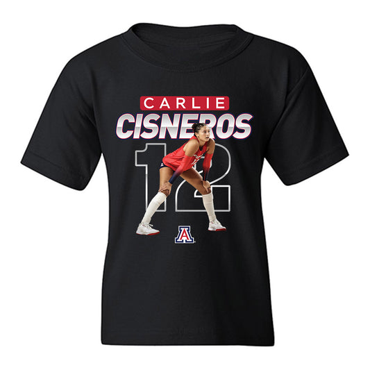 Arizona - NCAA Women's Volleyball : Carlie Cisneros - Player Collage Youth T-Shirt-0