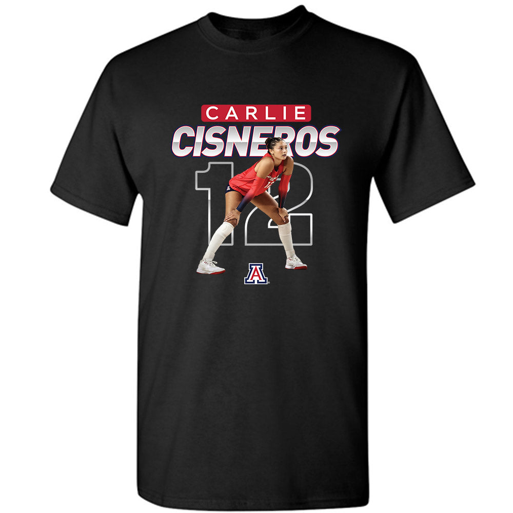 Arizona - NCAA Women's Volleyball : Carlie Cisneros - Player Collage T-Shirt-0