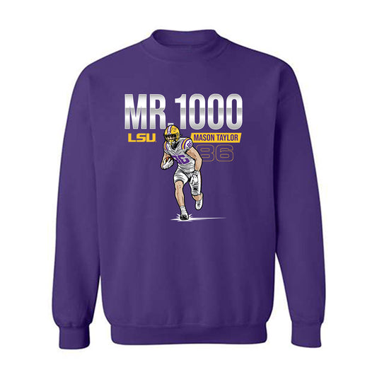 LSU - NCAA Football : Mason Taylor - Crewneck Sweatshirt-0