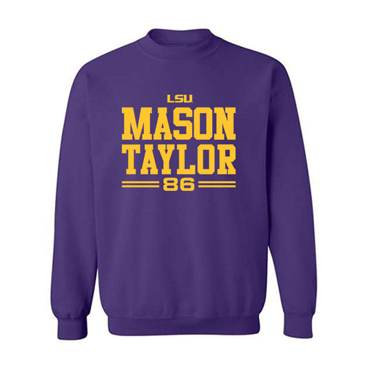 LSU - NCAA Football : Mason Taylor - Crewneck Sweatshirt-0