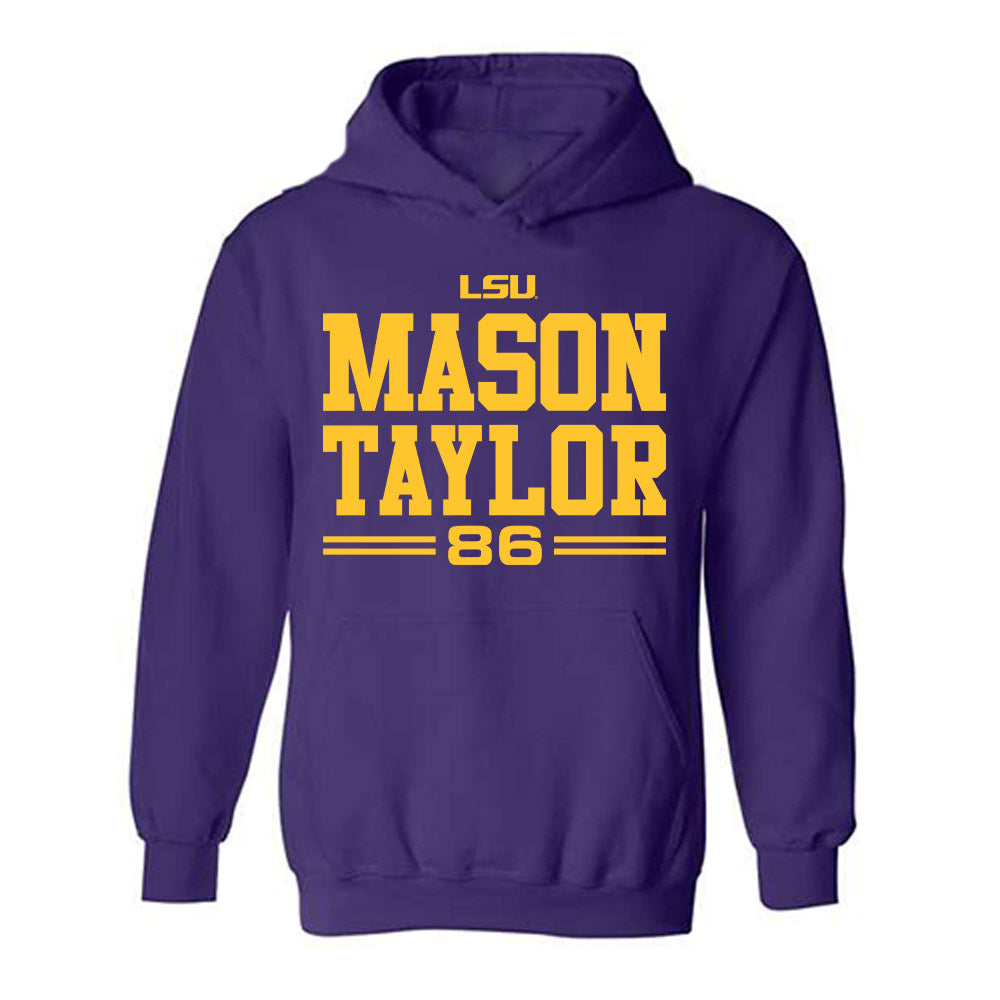 LSU - NCAA Football : Mason Taylor - Hooded Sweatshirt-0