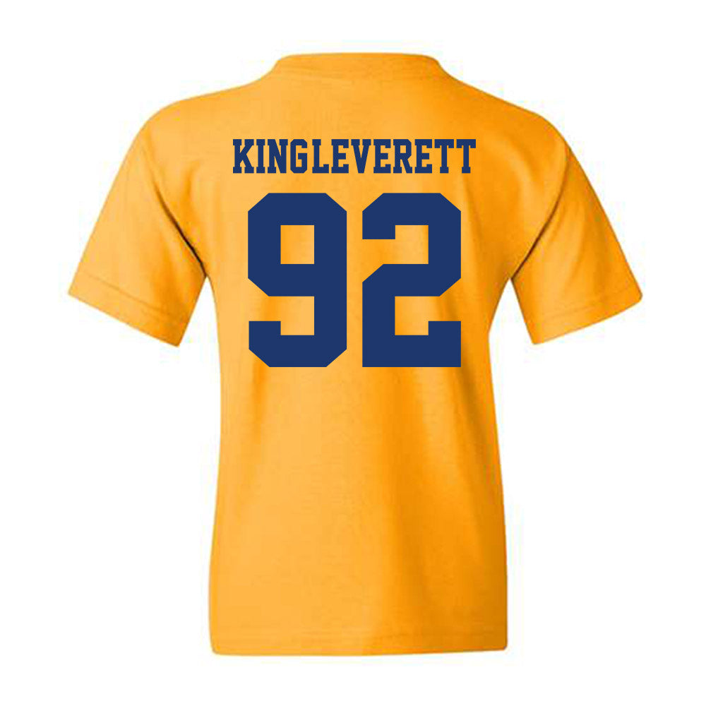 North Carolina A&T - NCAA Football : Jelani King-Leverett - Youth T-Shirt-1