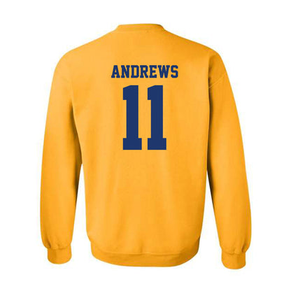 North Carolina A&T - NCAA Women's Basketball : Eva Andrews - Crewneck Sweatshirt-1