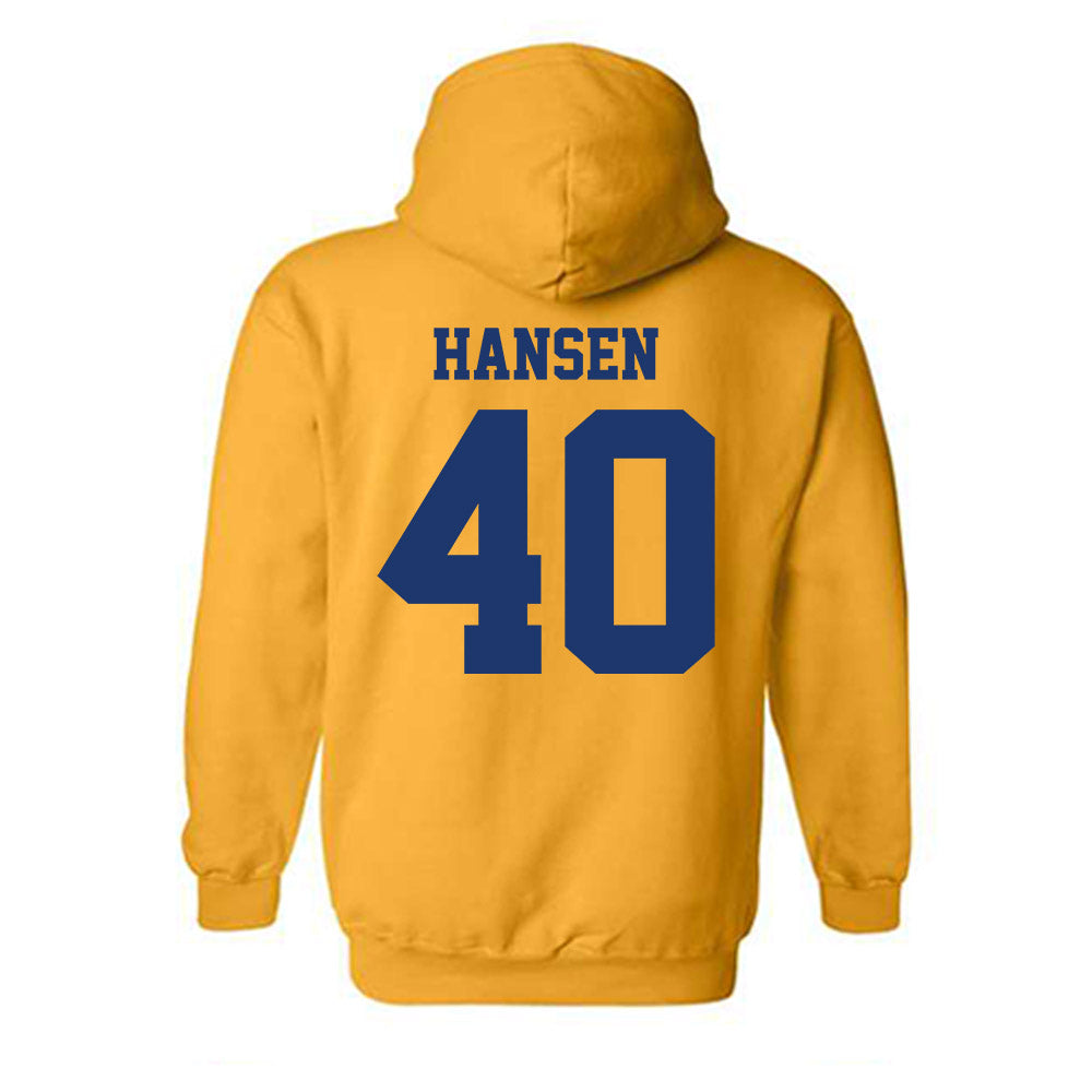 North Carolina A&T - NCAA Baseball : Aiden Hansen - Hooded Sweatshirt-1