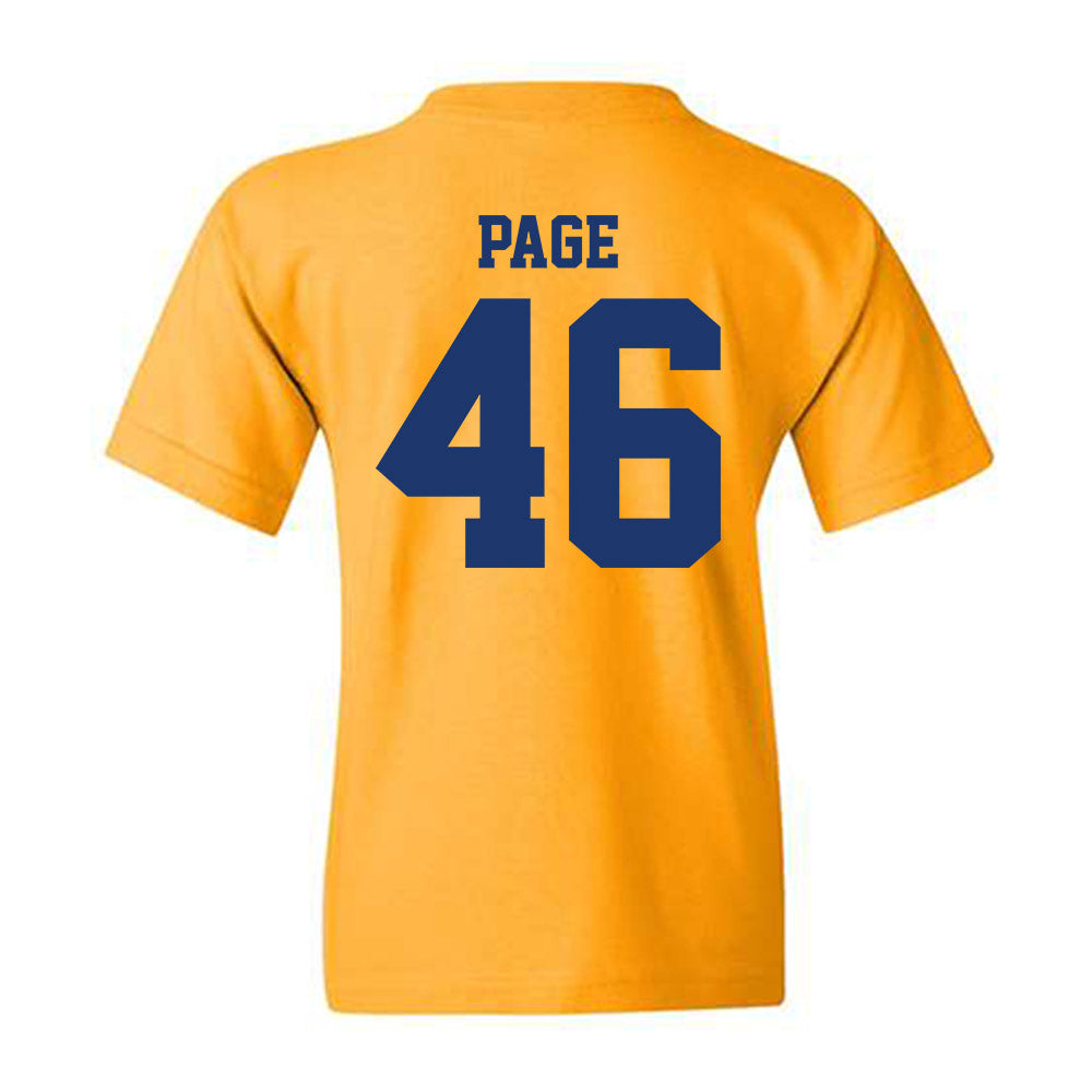 North Carolina A&T - NCAA Football : DJ Page - Youth T-Shirt-1