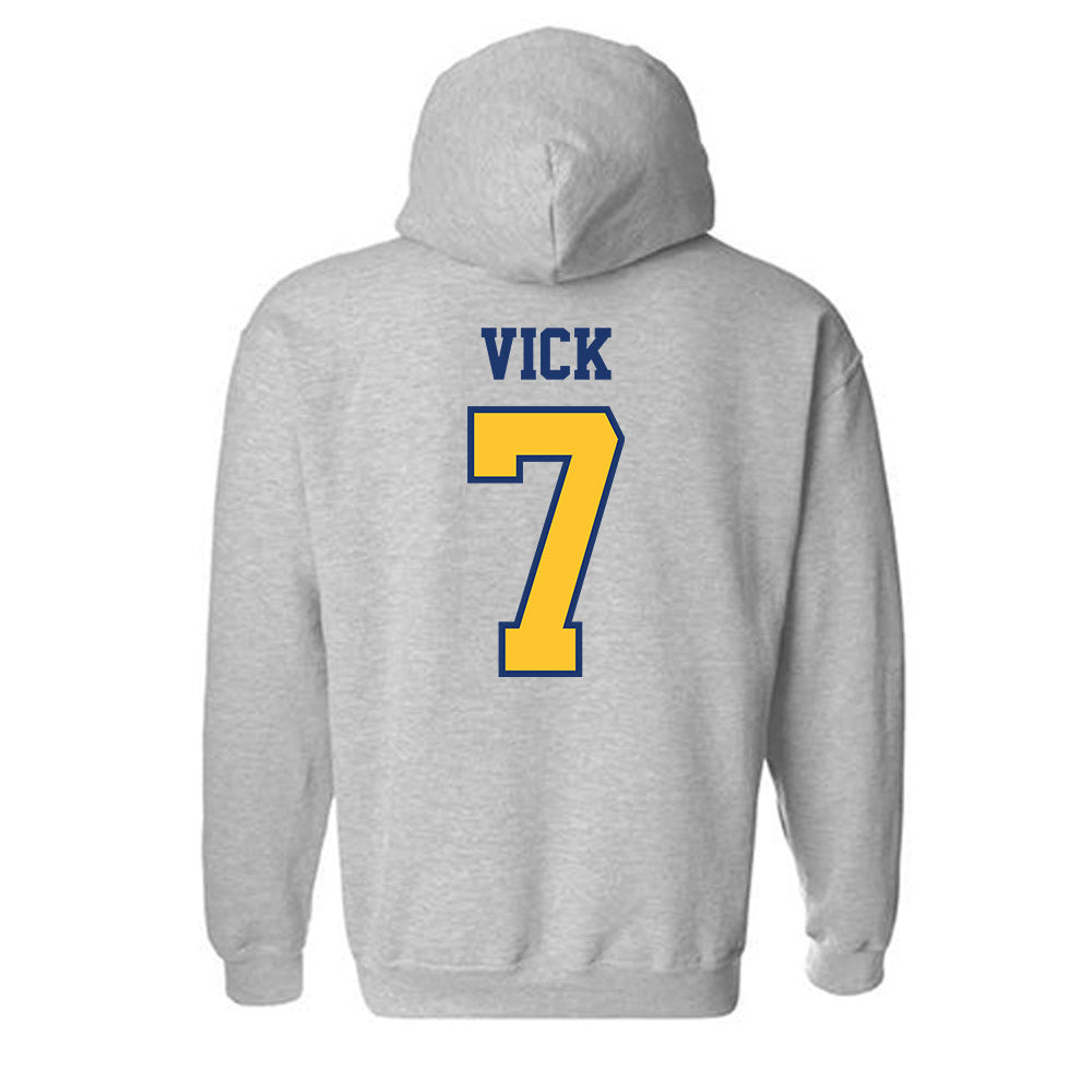 North Carolina A&T - NCAA Men's Basketball : Brooklyn Vick - Hooded Sweatshirt-1