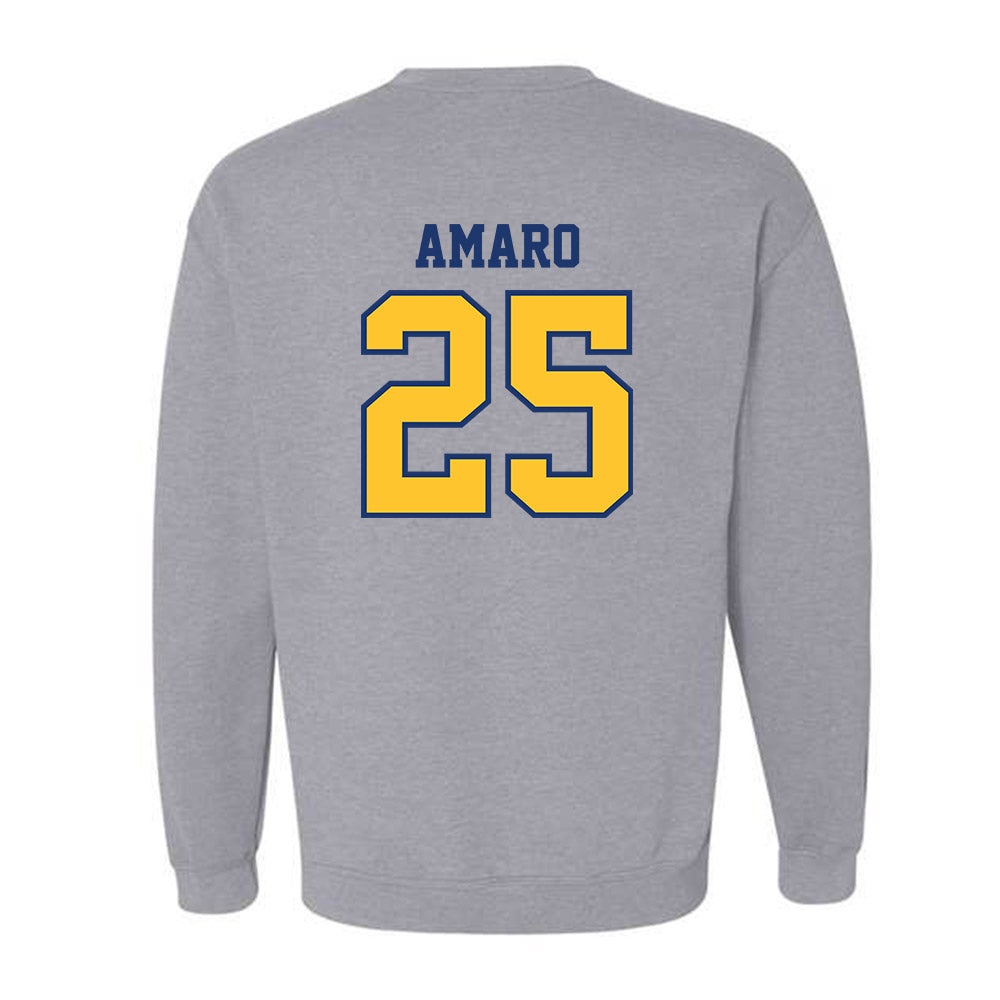 North Carolina A&T - NCAA Baseball : Kristian Amaro - Crewneck Sweatshirt-1