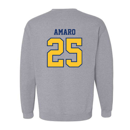 North Carolina A&T - NCAA Baseball : Kristian Amaro - Crewneck Sweatshirt-1