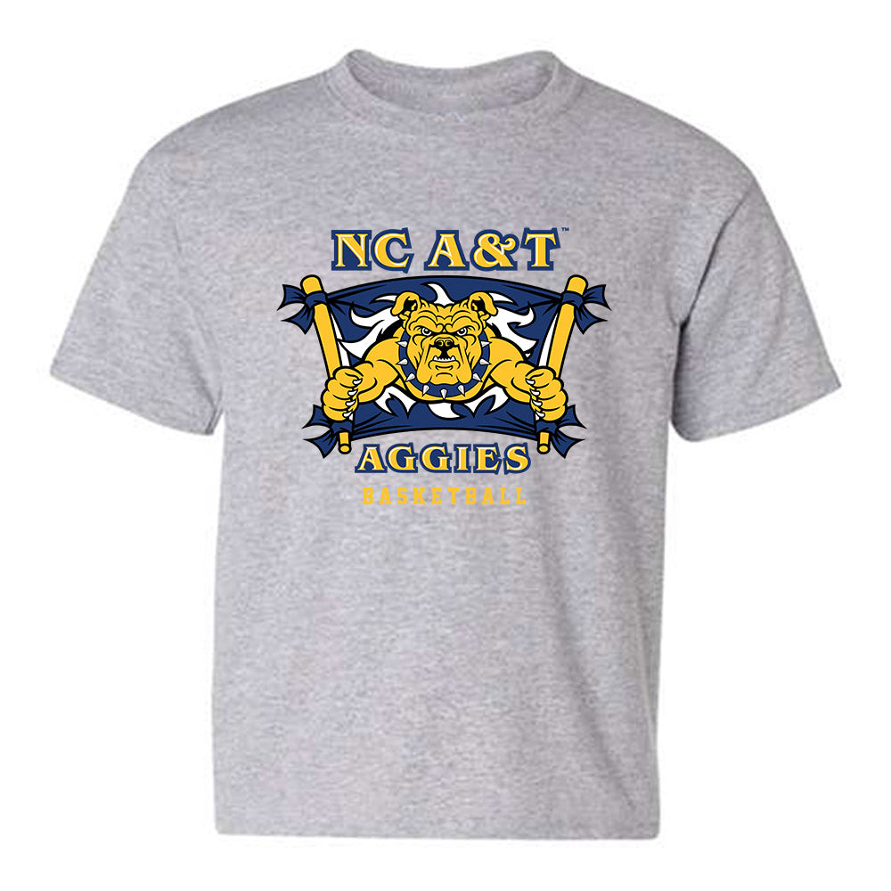 North Carolina A&T - NCAA Women's Basketball : Eva Andrews - Youth T-Shirt-0