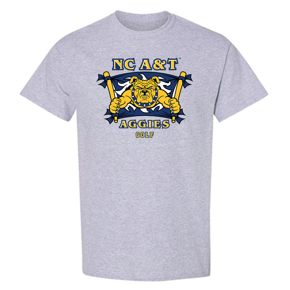 North Carolina A&T - NCAA Men's Golf : Kasim Narinesingh-Smith - T-Shirt-0