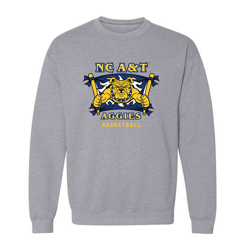North Carolina A&T - NCAA Women's Basketball : Chaniya Clark - Crewneck Sweatshirt-0