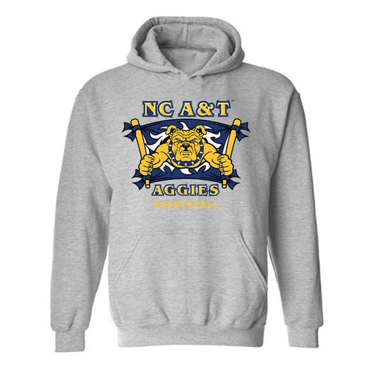North Carolina A&T - NCAA Women's Basketball : Paris Locke - Hooded Sweatshirt-0