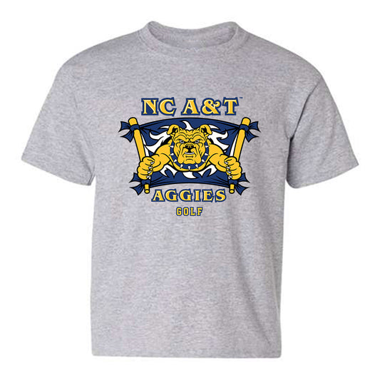 North Carolina A&T - NCAA Men's Golf : Ignacio Zapata - Youth T-Shirt-0