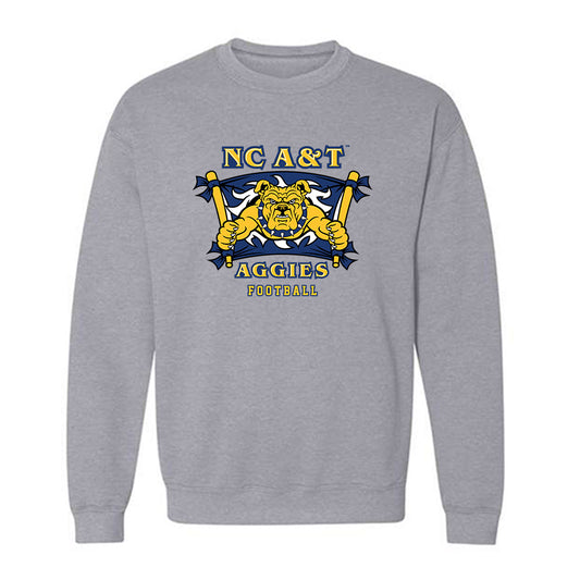 North Carolina A&T - NCAA Football : Mack David - Crewneck Sweatshirt-0