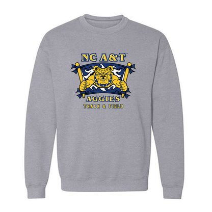 North Carolina A&T - NCAA Men's Track & Field : Desmond Smith - Crewneck Sweatshirt-0