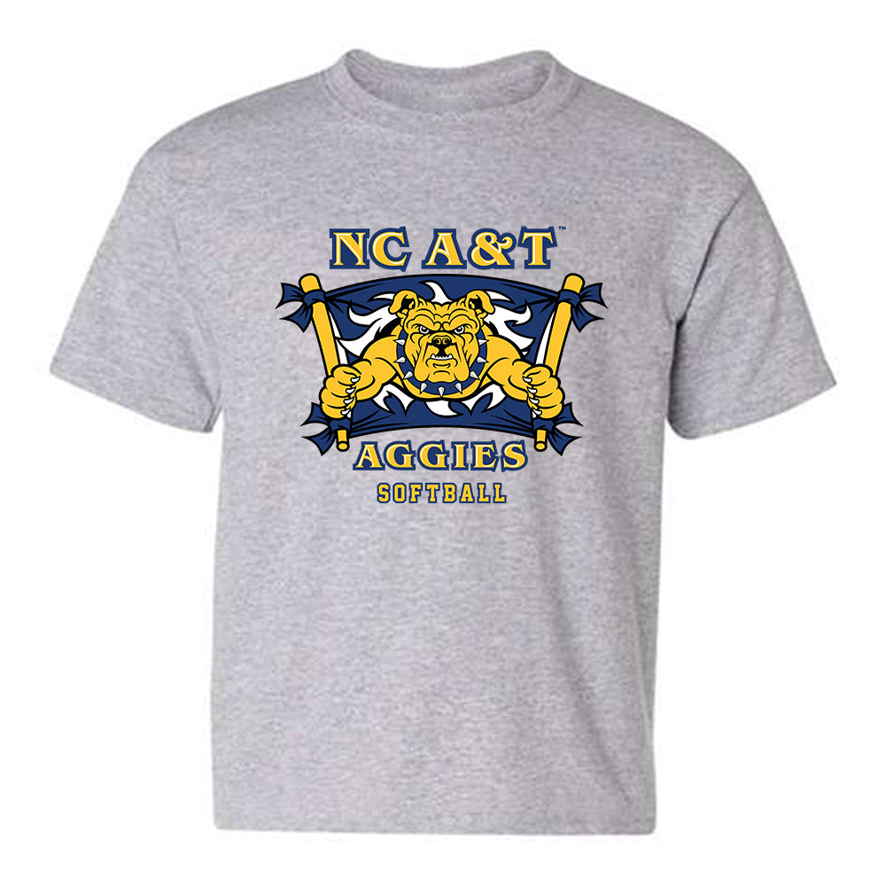 North Carolina A&T - NCAA Softball : Ayanna Mears - Youth T-Shirt-0
