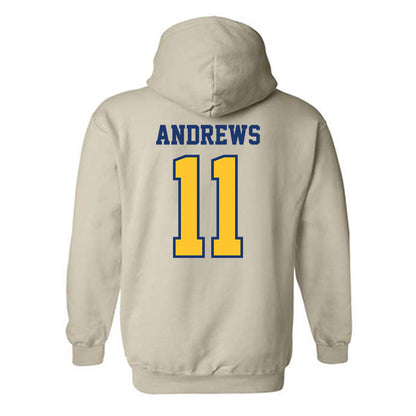 North Carolina A&T - NCAA Women's Basketball : Eva Andrews - Hooded Sweatshirt-1