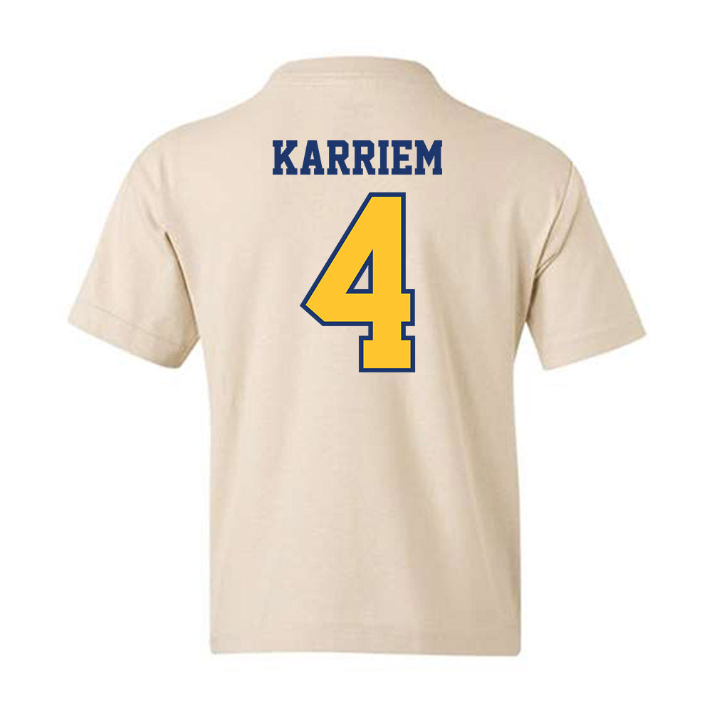 North Carolina A&T - NCAA Women's Basketball : Anaya Karriem - Youth T-Shirt-1