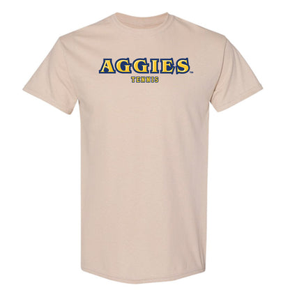 North Carolina A&T - NCAA Men's Tennis : Lucas Coupu-Moison - T-Shirt-0