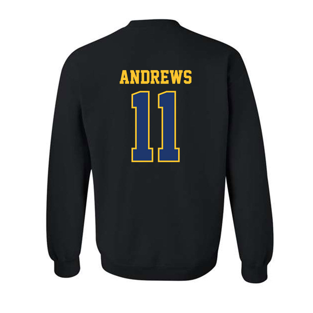 North Carolina A&T - NCAA Women's Basketball : Eva Andrews - Classic Shersey Crewneck Sweatshirt-1