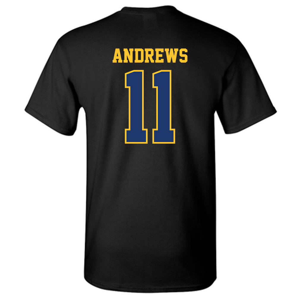 North Carolina A&T - NCAA Women's Basketball : Eva Andrews - Classic Shersey T-Shirt-1