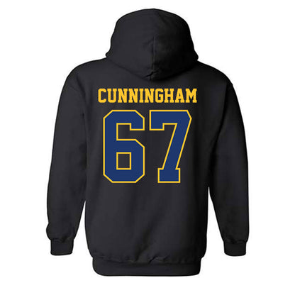 North Carolina A&T - NCAA Football : Calvin Cunningham - Classic Shersey Hooded Sweatshirt-1