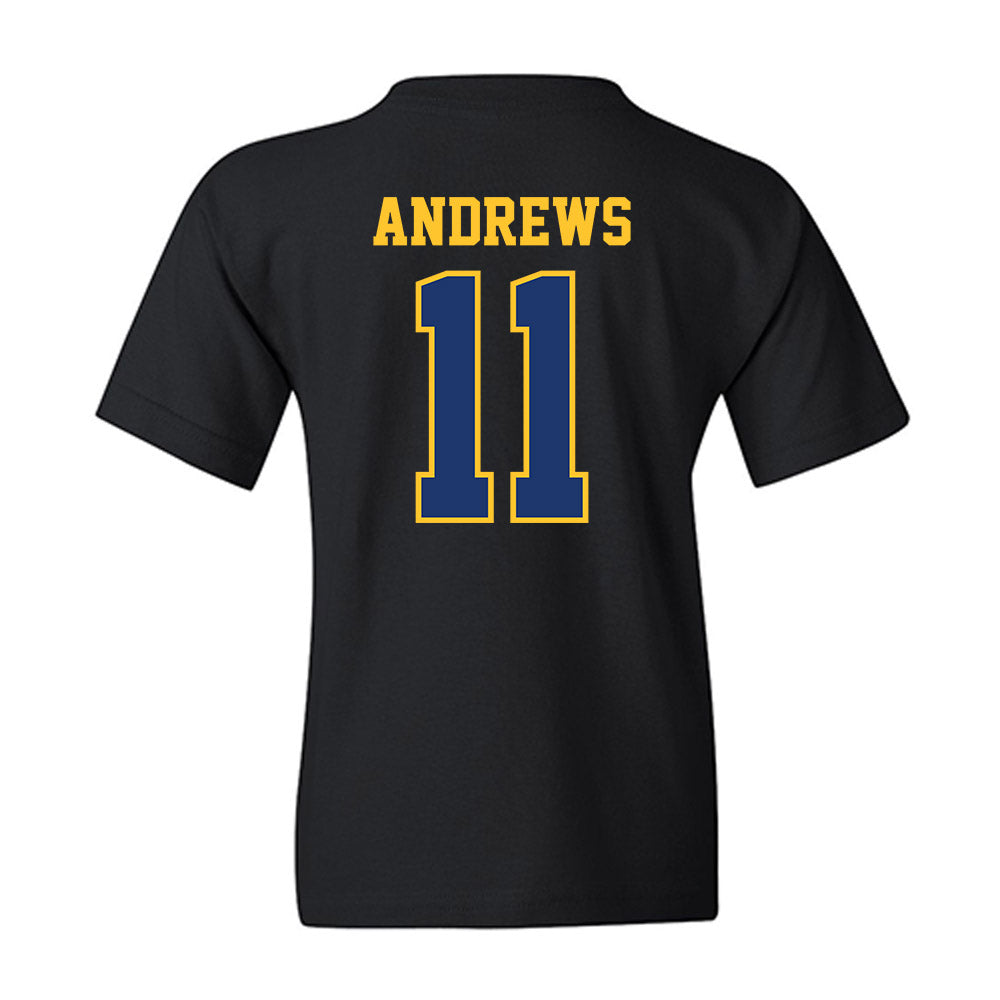 North Carolina A&T - NCAA Women's Basketball : Eva Andrews - Classic Shersey Youth T-Shirt-1