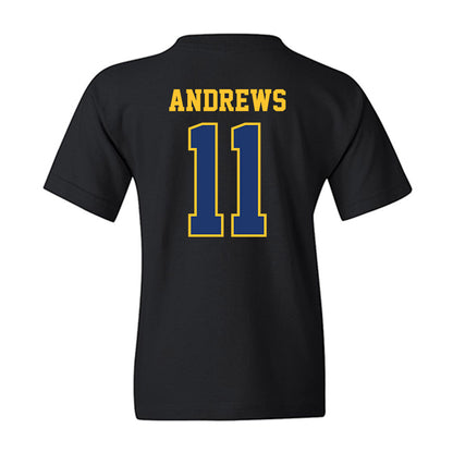 North Carolina A&T - NCAA Women's Basketball : Eva Andrews - Classic Shersey Youth T-Shirt-1