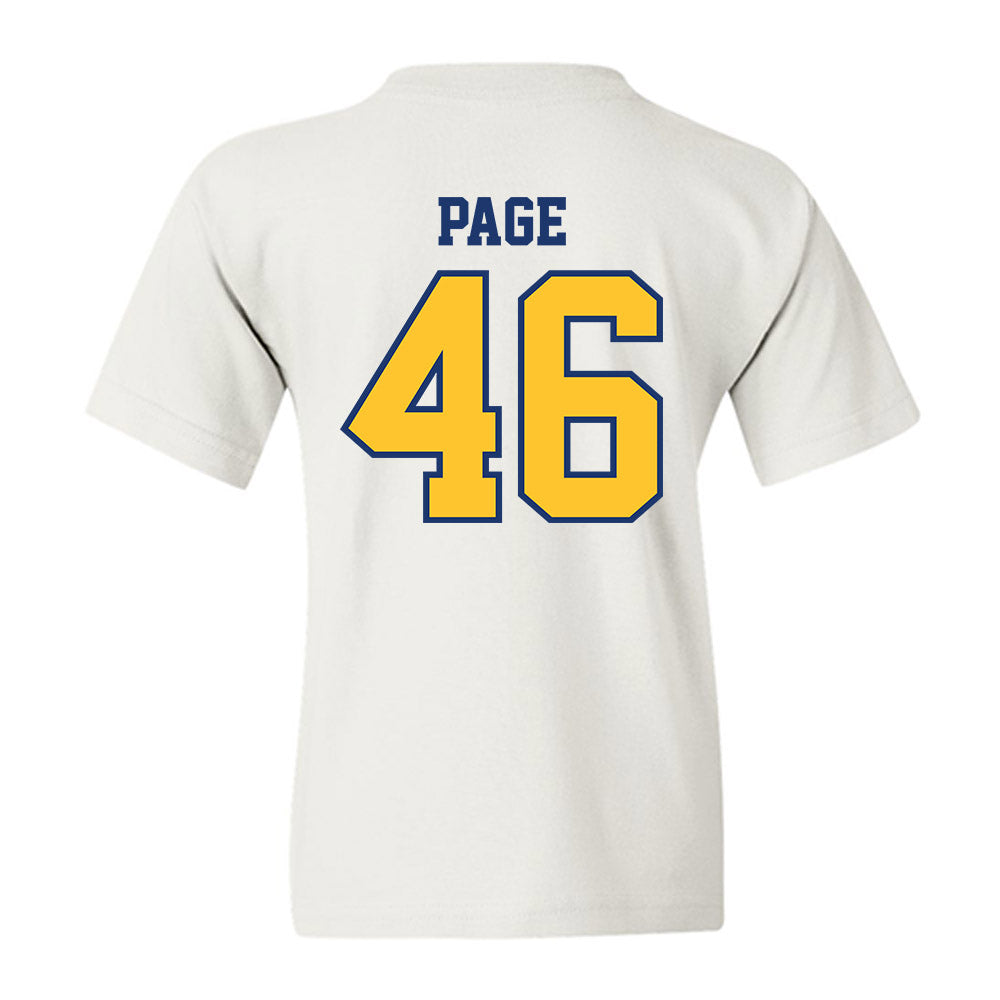North Carolina A&T - NCAA Football : DJ Page - Youth T-Shirt-1