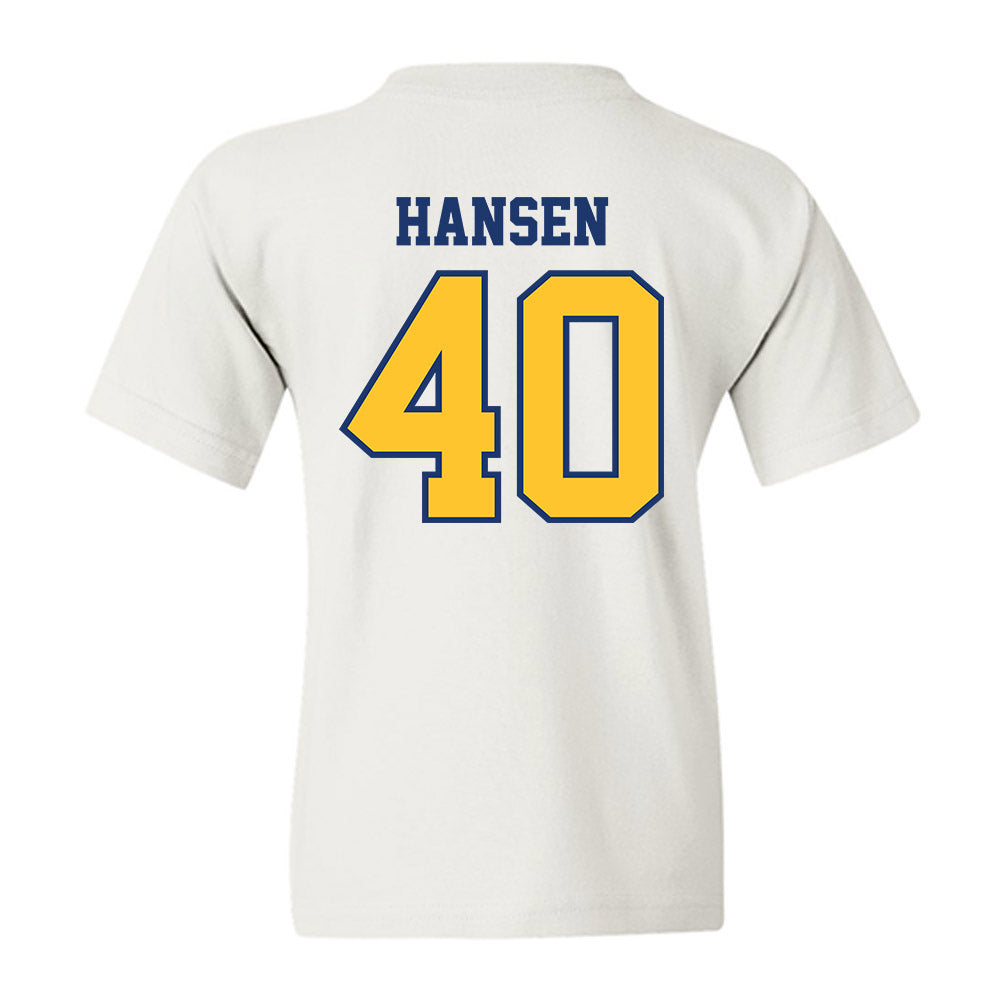 North Carolina A&T - NCAA Baseball : Aiden Hansen - Youth T-Shirt-1