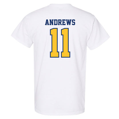 North Carolina A&T - NCAA Women's Basketball : Eva Andrews - T-Shirt-1