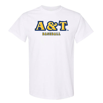 North Carolina A&T - NCAA Baseball : Aiden Hansen - T-Shirt-0