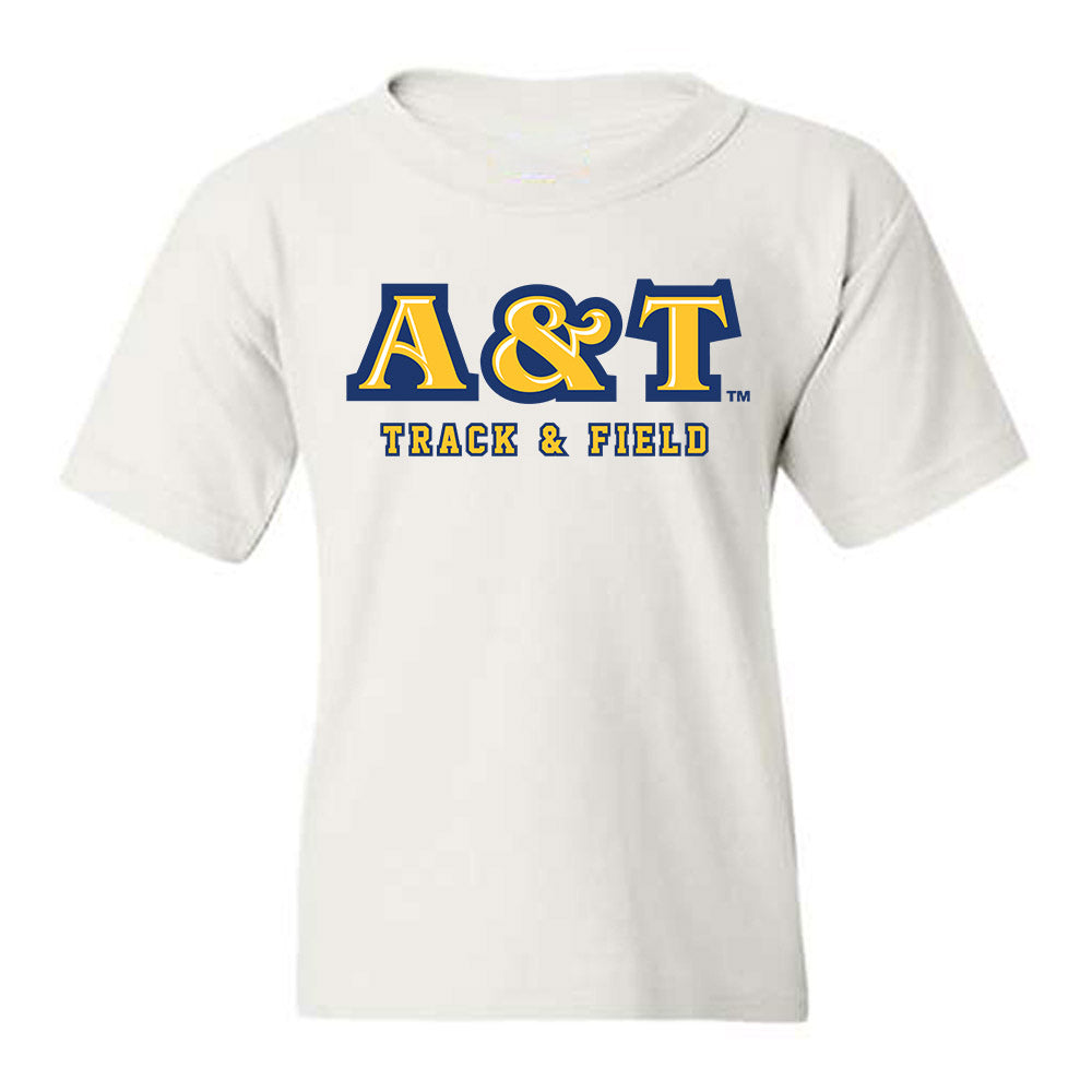 North Carolina A&T - NCAA Men's Track & Field : Kaleb Lucas - Youth T-Shirt-0