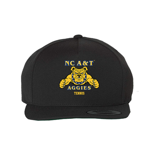 North Carolina A&T - NCAA Men's Tennis : Lucas Coupu-Moison - Snapback Hat-0