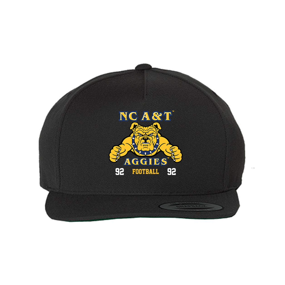 North Carolina A&T - NCAA Football : Jelani King-Leverett - Snapback Hat-0