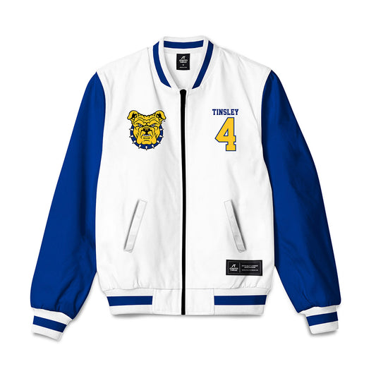 North Carolina A&T - NCAA Baseball : Andrew Tinsley - Bomber Jacket-0