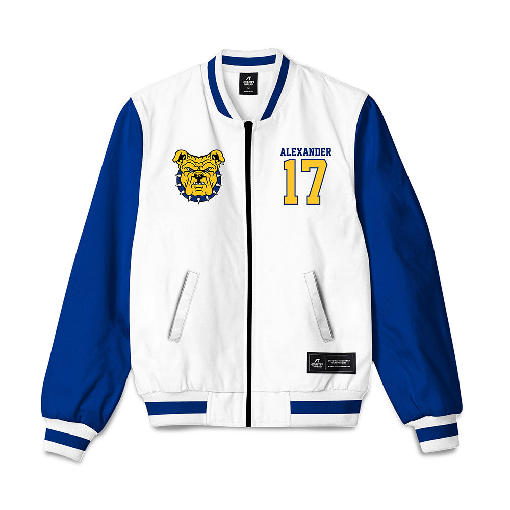 North Carolina A&T - NCAA Softball : Maliyah Alexander - Bomber Jacket-0