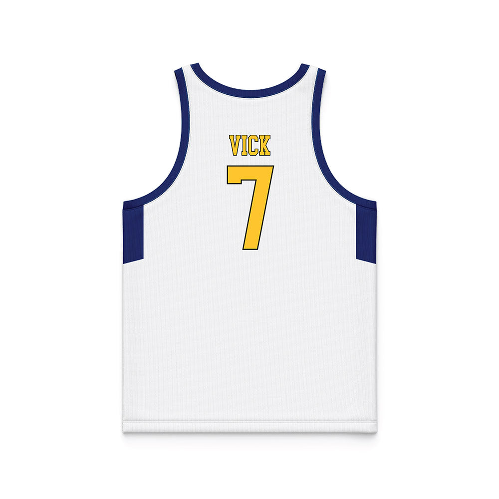 North Carolina A&T - NCAA Men's Basketball : Brooklyn Vick - Basketball Jersey-1