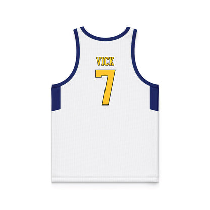 North Carolina A&T - NCAA Men's Basketball : Brooklyn Vick - Basketball Jersey-1