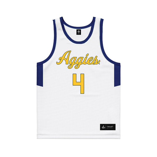 North Carolina A&T - NCAA Men's Basketball : Bryson Ogletree - Basketball Jersey-0