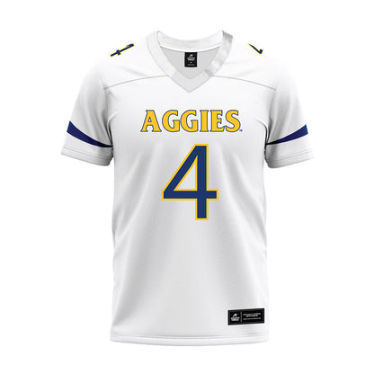 North Carolina A&T - NCAA Football : Aaron Harris - Premium Football Jersey-0
