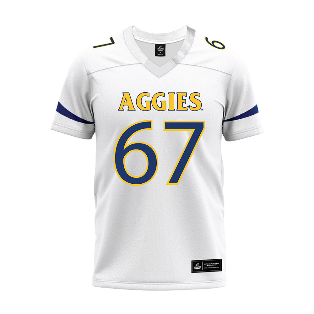 North Carolina A&T - NCAA Football : Calvin Cunningham - Premium Football Jersey-0