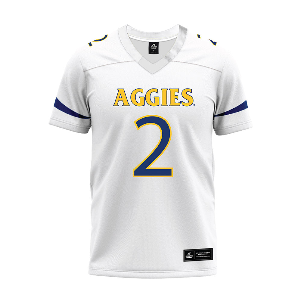 North Carolina A&T - NCAA Football : Jamison Warren - Premium Football Jersey-0